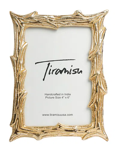 Tiramisu Gilded Ginkgo Aluminum Picture Frame In Gold