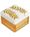 Tiramisu Gilded Laurel Keepsake Box In Multi