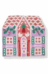 Tiramisu Gingerbread House Set Of 3 Beaded Placemats In Multi