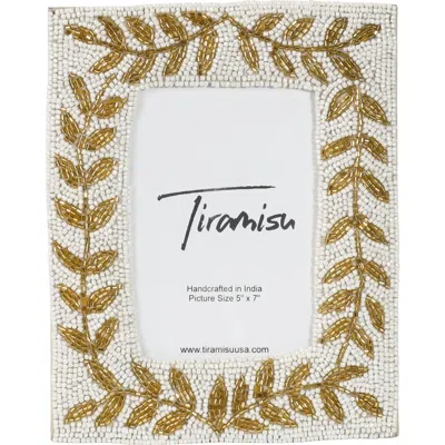 Tiramisu Glimmering Foliage Picture Frame In Multi