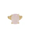 Tiramisu Gold Over Silver 10.75 Ct. Tw. Gemstone Ring