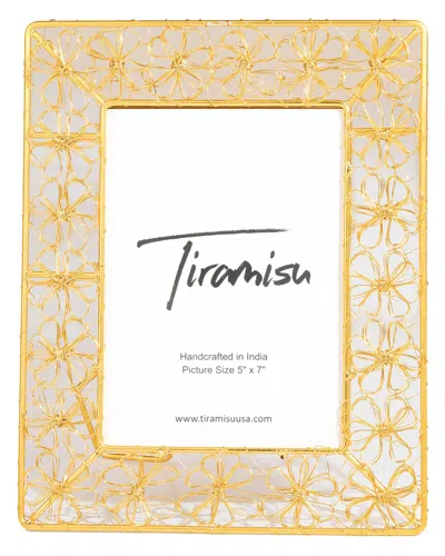 Tiramisu Golden Blossom Picture Frame