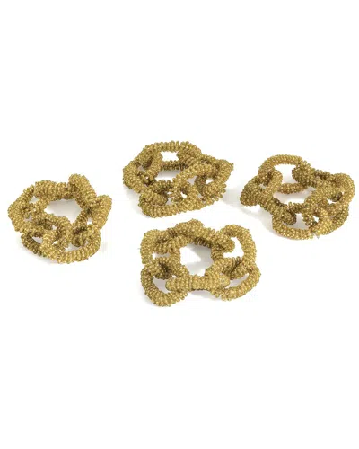 TIRAMISU TIRAMISU GOLDEN CHAIN NAPKIN RINGS