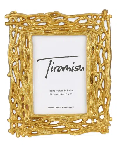 Tiramisu Golden Gleam Metal Picture Frame
