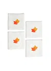 Tiramisu Set Of 4 Golden Harvest Cocktail Napkins In White
