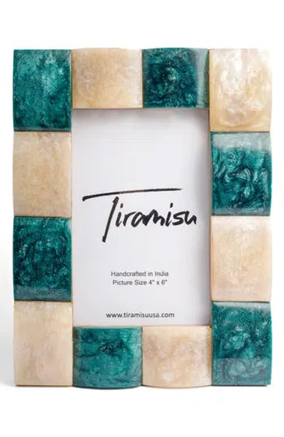 Tiramisu Golden Soleil Resin Mosaic Picture Frame In Multi