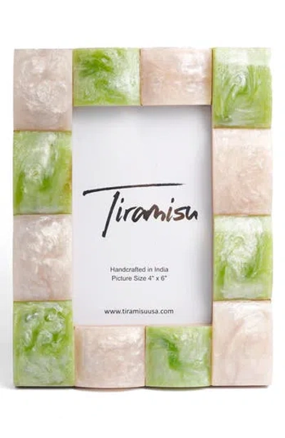 Tiramisu Golden Soleil Resin Mosaic Picture Frame In Multi