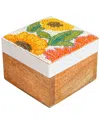 Tiramisu Golden Sunflower Keepsake Box In Multi