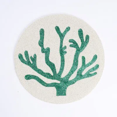 Tiramisu Green Coral Placemat