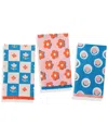 Tiramisu Groovy Floral Kitchen Towel Set In Multi