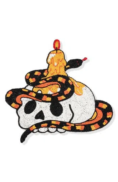 Tiramisu Halloween Beaded Placemat In Multi