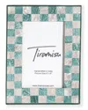 Tiramisu Handcrafted Resin Photo Frame In Blue