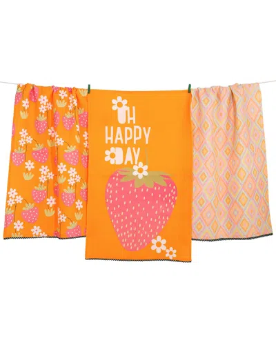 TIRAMISU TIRAMISU HAPPY DAY STRAWBERRY TOWEL SET