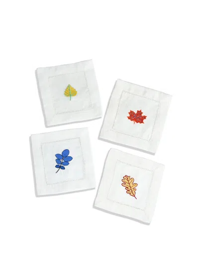 TIRAMISU HARVEST FOLIAGE COCKTAIL NAPKINS