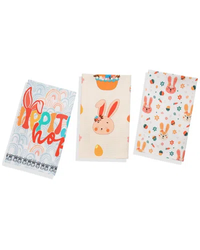 Tiramisu Hip Hop Easter Bunny Towel Set In Multi