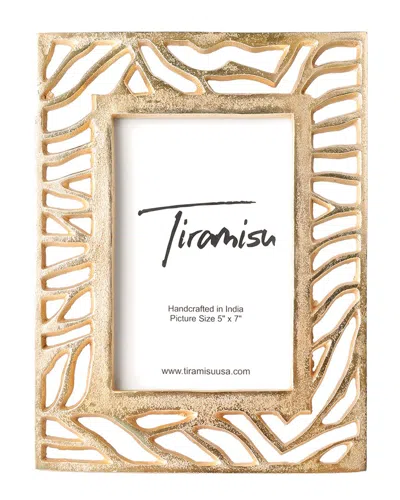 Tiramisu Honeycomb Aluminum Picture Frame In Brown