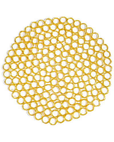 Tiramisu Honeycomb Gleam Metal Placemat