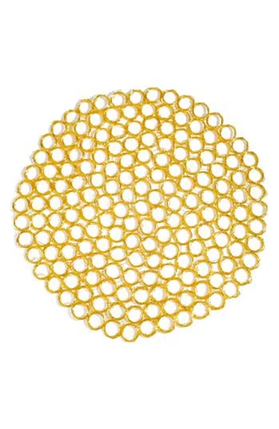 TIRAMISU TIRAMISU HONEYCOMB GLEAM METAL PLACEMAT