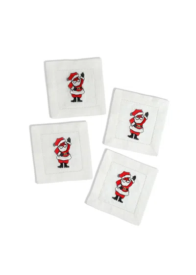 Tiramisu Jolly Santa Cocktail Napkins