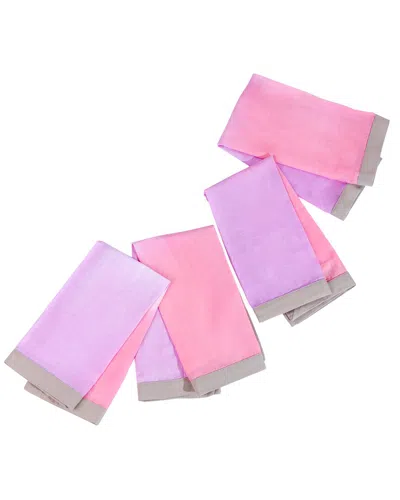 Tiramisu Lavender Dreams Tie-dye Napkin Set