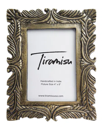Tiramisu Leopard Aluminum Picture Frame In Multi