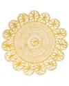 Tiramisu Luxe Lattice Bloom Metal Placemat