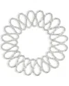 Tiramisu Luxe Loop Charger Plate In Metallic