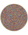 Tiramisu Magnolia Beaded Placemat In Multi