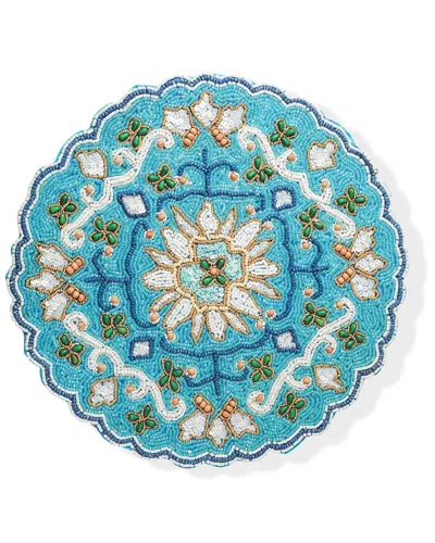 TIRAMISU TIRAMISU MAJESTIC AZULEJO BEADED PLACEMAT