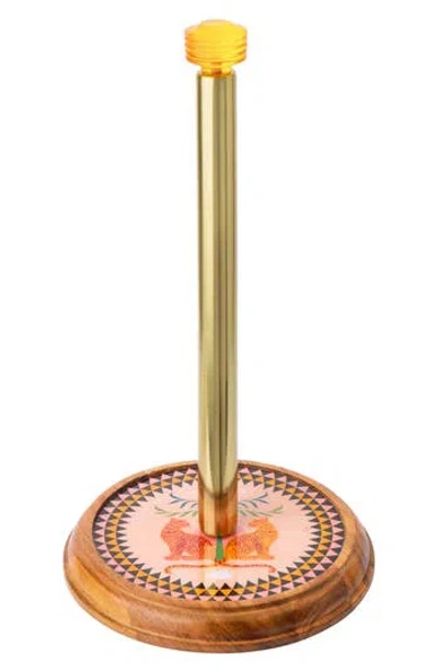 Tiramisu Majestic Leopards Paper Towel Holder In Multi