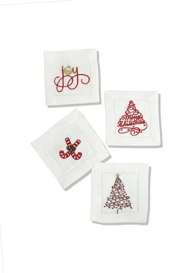 Tiramisu Merry Moments Cocktail Napkins In Multi