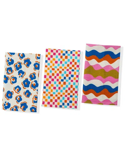 Tiramisu Mid-century Mod Cotton Kitchen Towel Set
