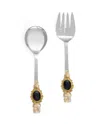 Tiramisu Midnight Salad Server Set