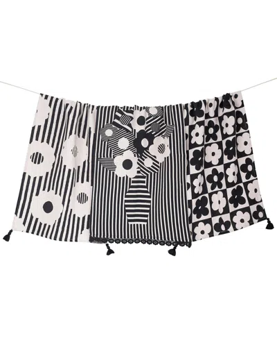 TIRAMISU TIRAMISU MODERN GRAPHIC FLORAL KITCHEN TOWEL SET