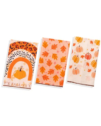 Tiramisu Modern Harvest Cotton Kitchen Towel Set