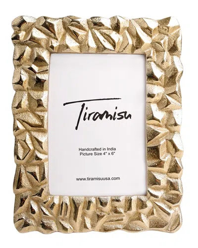 Tiramisu Modern Trellis Aluminum Picture Frame In Gold