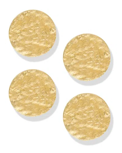 Tiramisu Molten Coaster Set In Gold