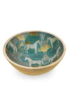 Tiramisu Moon Horse 3-piece Salad Set In Green