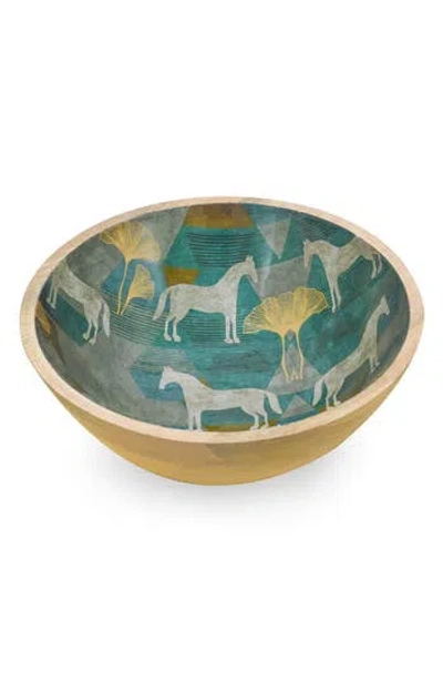 Tiramisu Moon Horse 3-piece Salad Set In Green