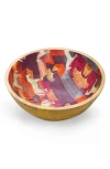Tiramisu Moon Horse 3-piece Salad Set In Red/gold