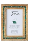Tiramisu Moonglow Picture Frame In Green Onyx