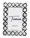 Tiramisu Mother Of Pearl Picture Frame - Geometric Pattern In Ivory