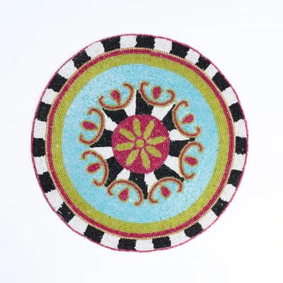 Tiramisu Multi Festive Beaded Placemat