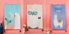 Tiramisu No Drama Llama Kitchen Towel Set In Multi