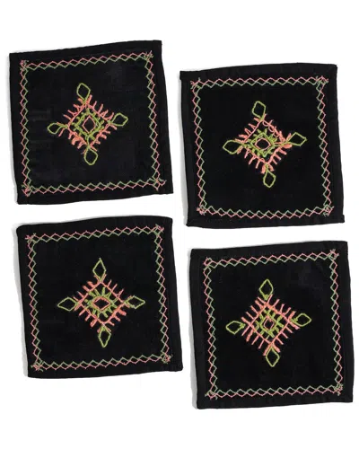 TIRAMISU TIRAMISU NOIR MOSAIC COCKTAIL NAPKINS