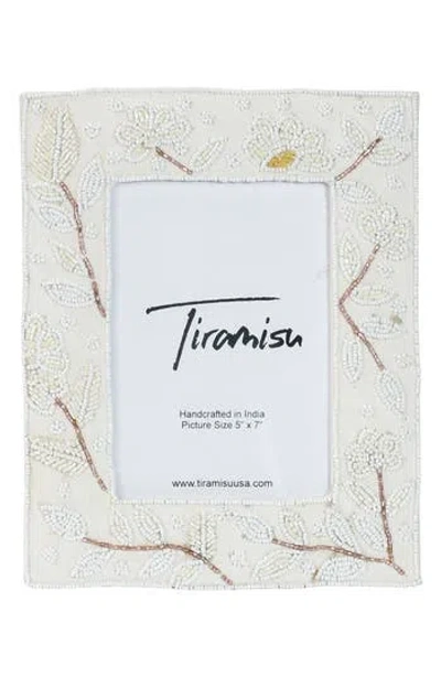 Tiramisu Oasis Botanical Beaded Picture Frame In Multi