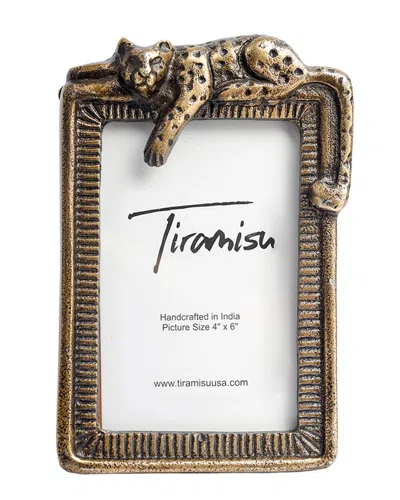 Tiramisu Organic Edge Aluminum Picture Frame In Gold