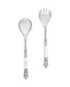 Tiramisu Pearl Tile Salad Server Set