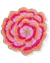 Tiramisu Peony Sunset Beaded Charger In Multi