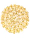 Tiramisu Petal Cluster Lace Metal Placemat In Gold